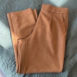 Ann Taylor Faux Suede Pull On Pants